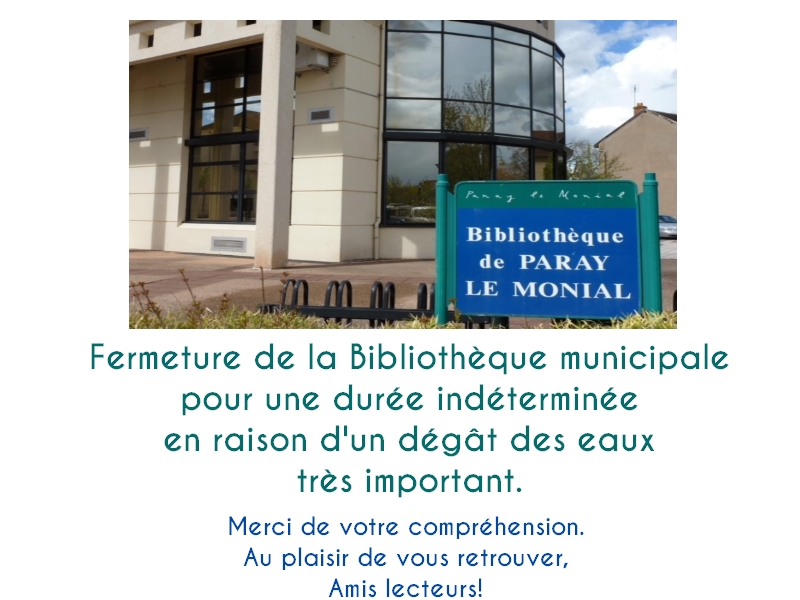 Fermeture bibliothèque